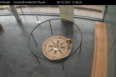 Webcam Foucault-Pendel des Fachbereichs Physik